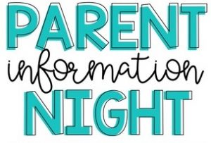 Pre Primary to Year 6 Parent Information Evening Details