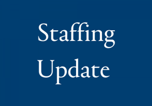 Term 2 Staffing Update