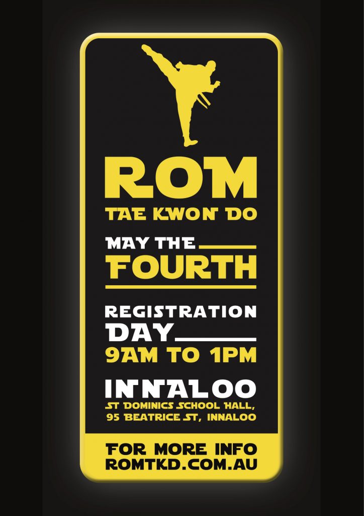 ROM Tae Kwon Do Registration Day