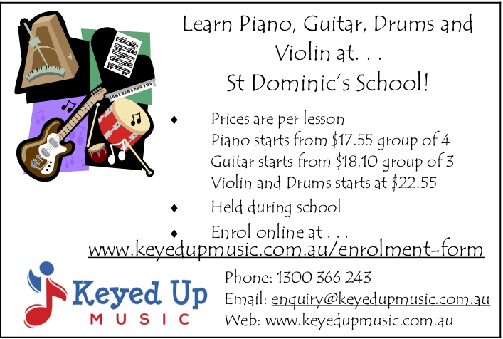 Enrol Now for Keyed Up Music