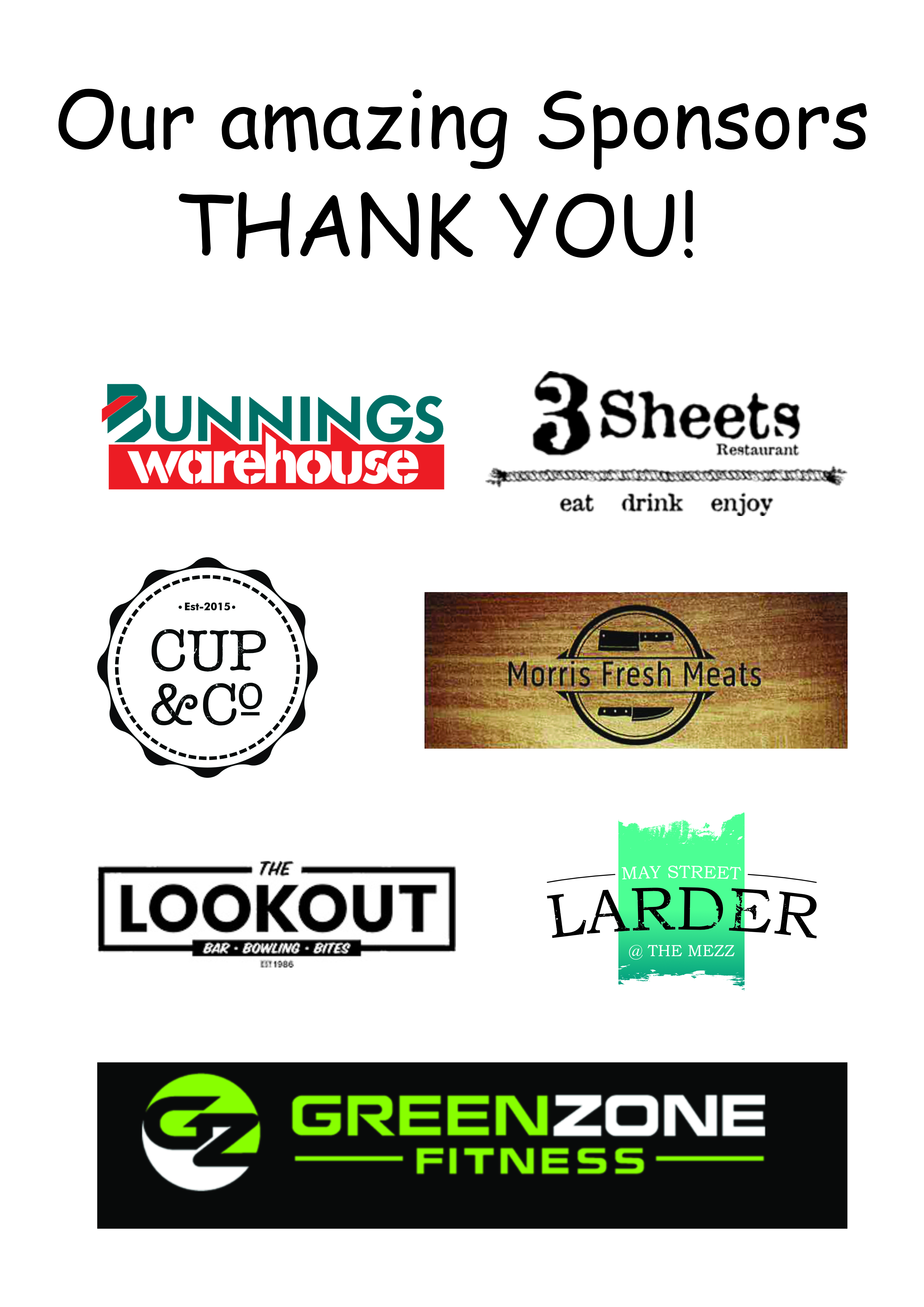 Thank You to Our Father's Day Breakfast Sponsors!