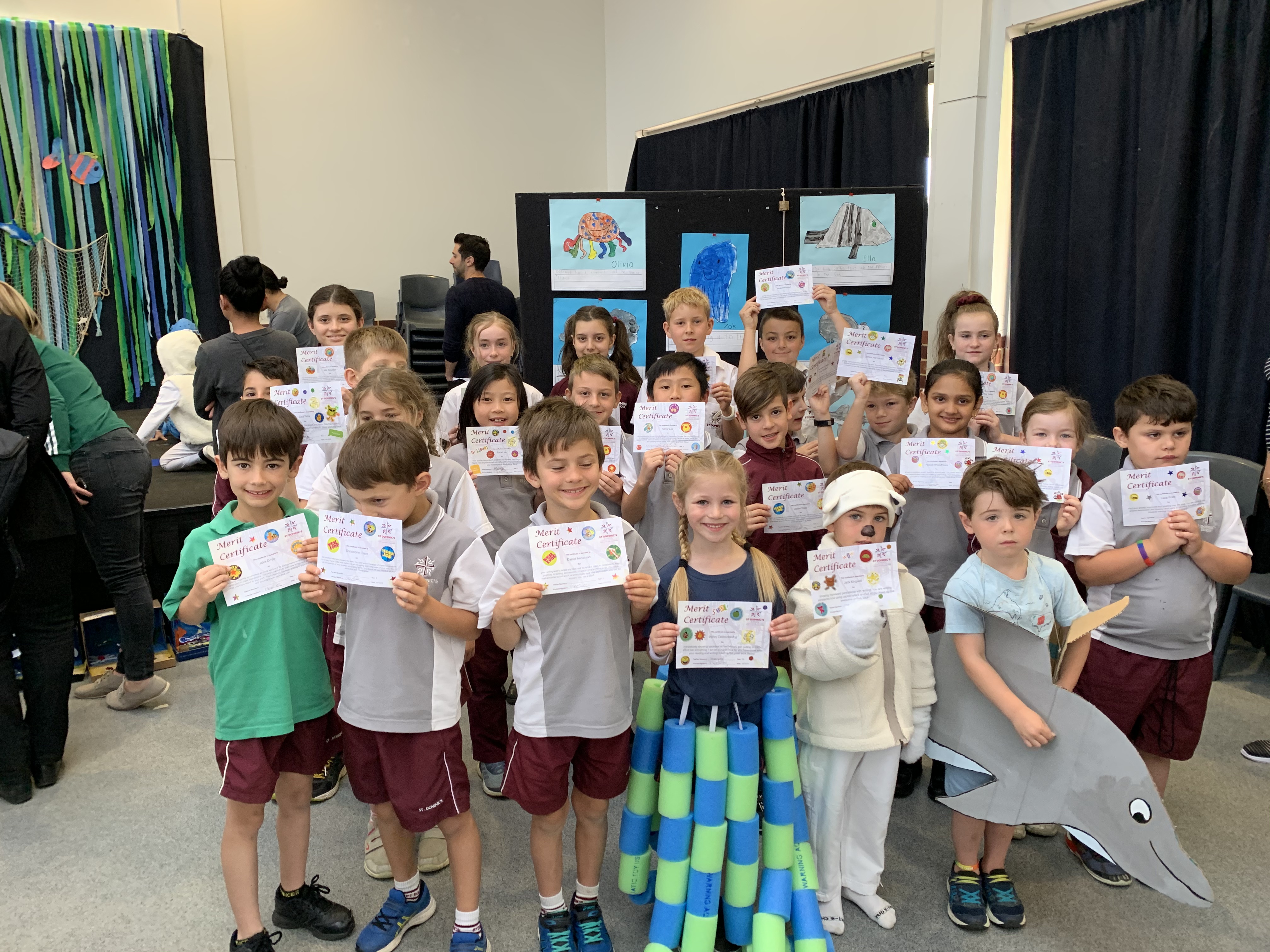 Pre-Primary Assembly and Merit Award Winners