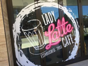 Lady Latte at St Dominic's School on Monday