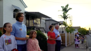 ANZAC Day Driveway Dawn Service