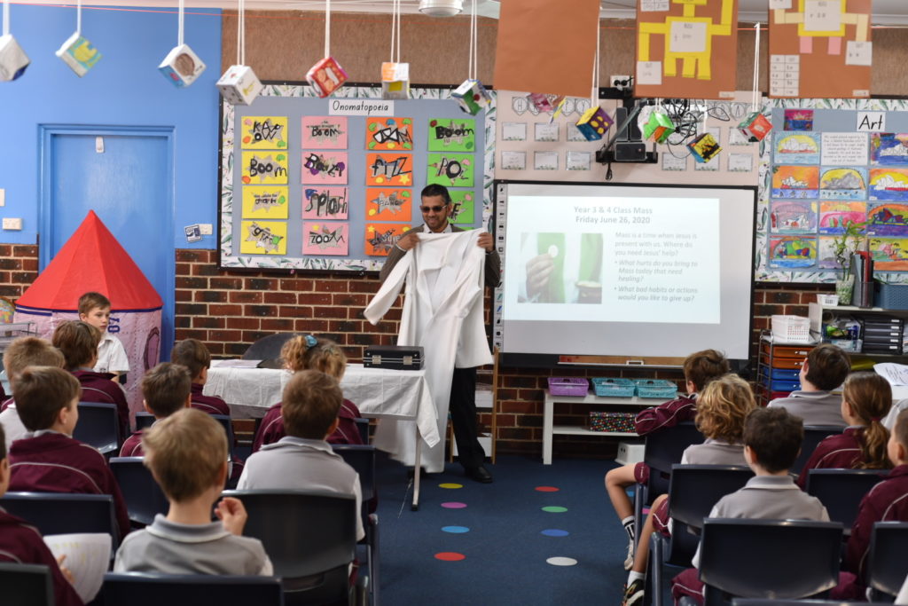 Year 3 and Year 4 Class Mass