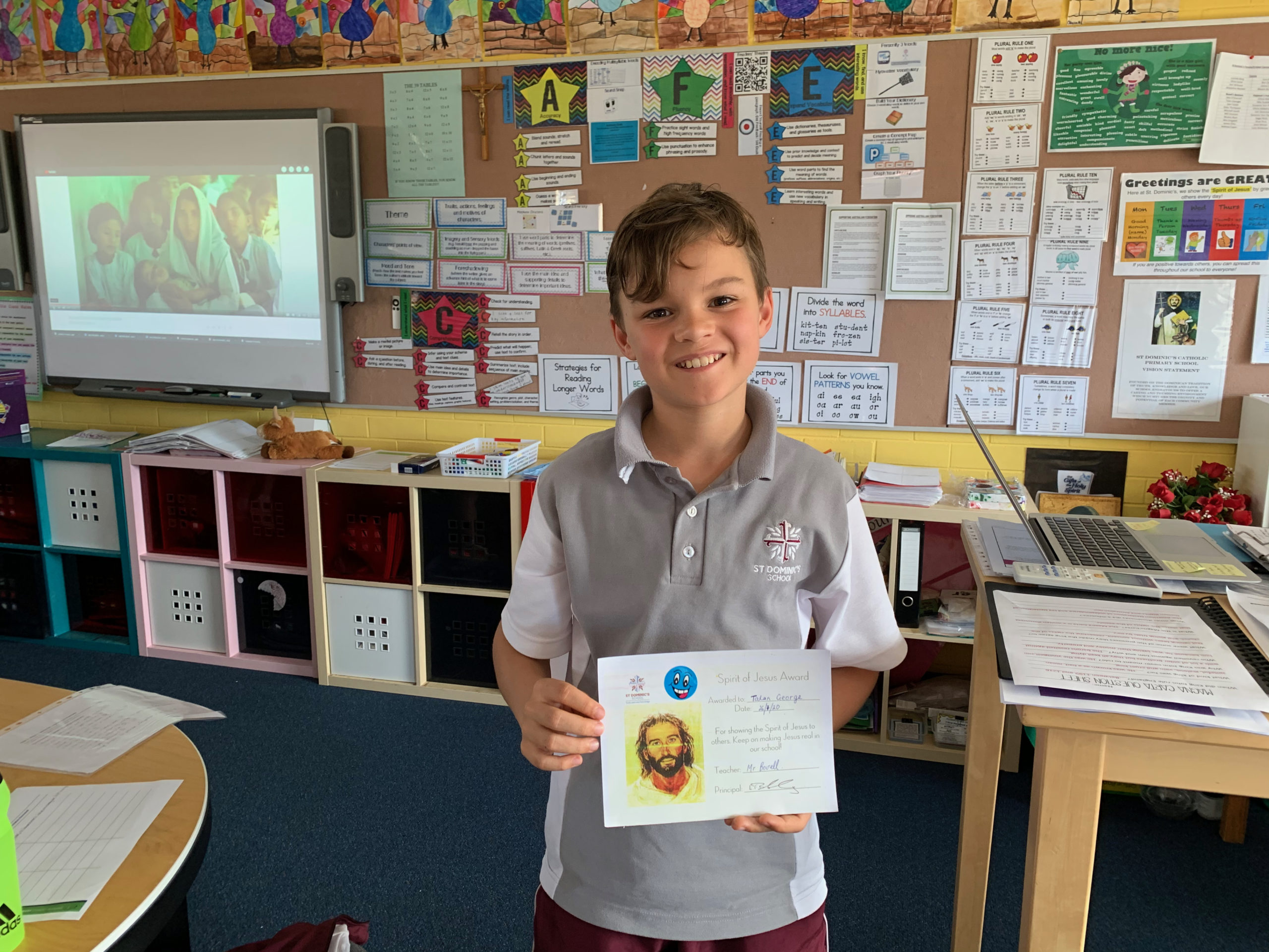 MJR Spirit of Jesus Award Winners – Term 3 Week 2 – St Dominics