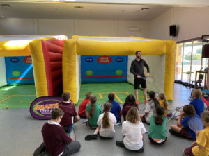 Inflatable Squash Clinic