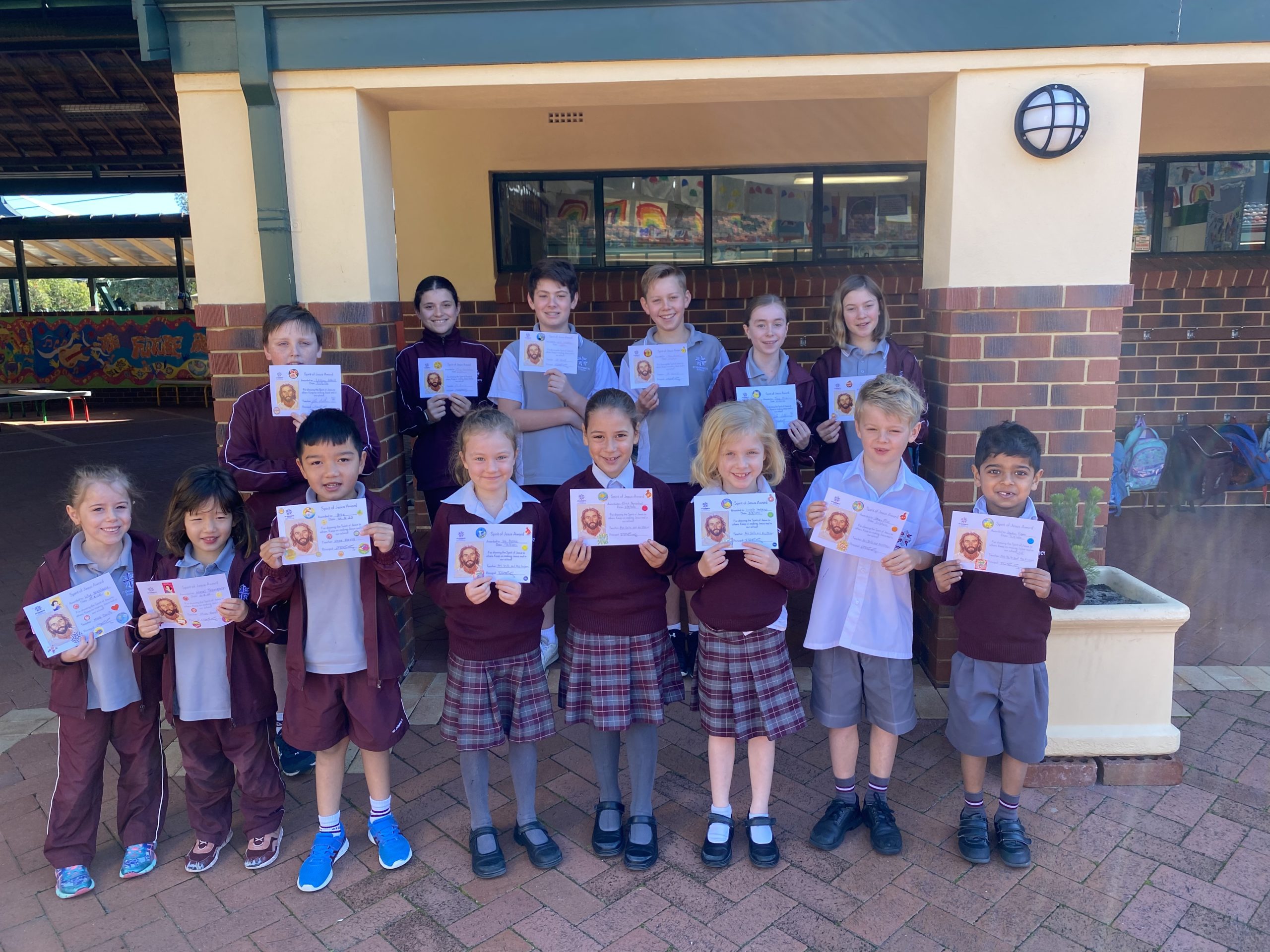 MJR Spirit of Jesus Award Winners – Term 3 Week 7