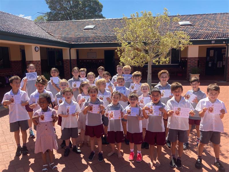 MJR Spirit of Jesus Award Winners and Year 6 Leadership Team Out of School Achievement Awards – Term 4 Week 3