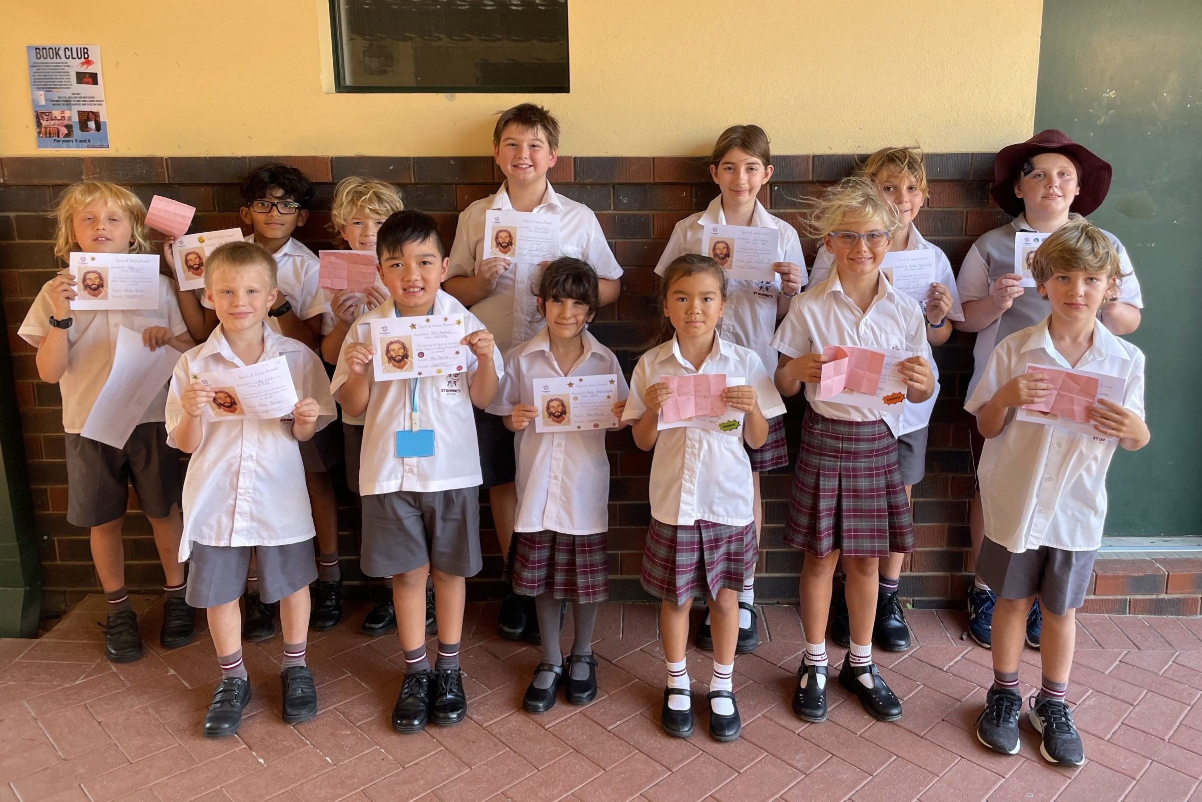 Making Jesus Real (MJR) at St Dominic's - Spirit of Jesus Award Winners Term 2 Week 3