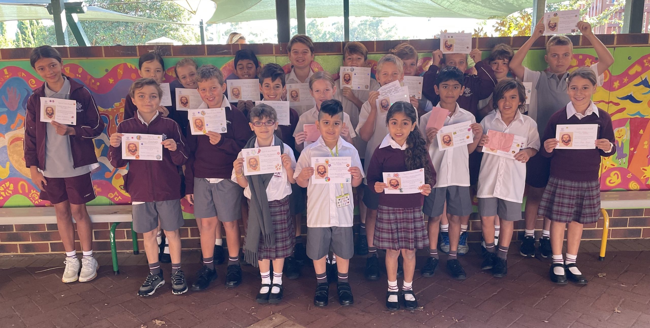 Making Jesus Real (MJR) at St Dominic's - Spirit of Jesus Award Winners Term 2 Week 4