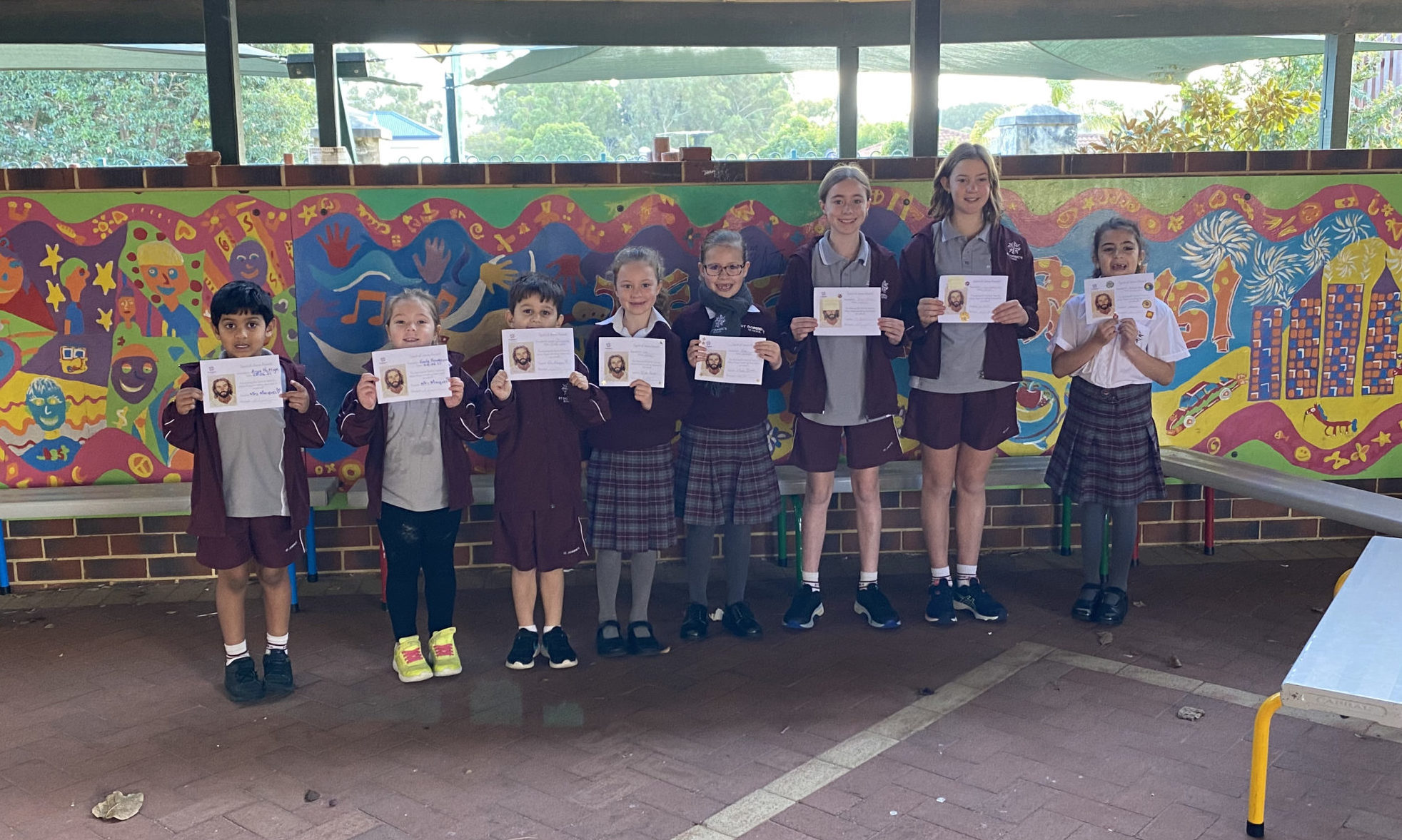 Making Jesus Real (MJR) at St Dominic's - Spirit of Jesus Award Winners Term 2 Week 11