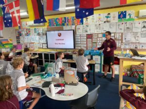 Year 6 Leadership Talk with Beau Wardman (Senior Coach of the WAFL's Subiaco Lions Football Club)