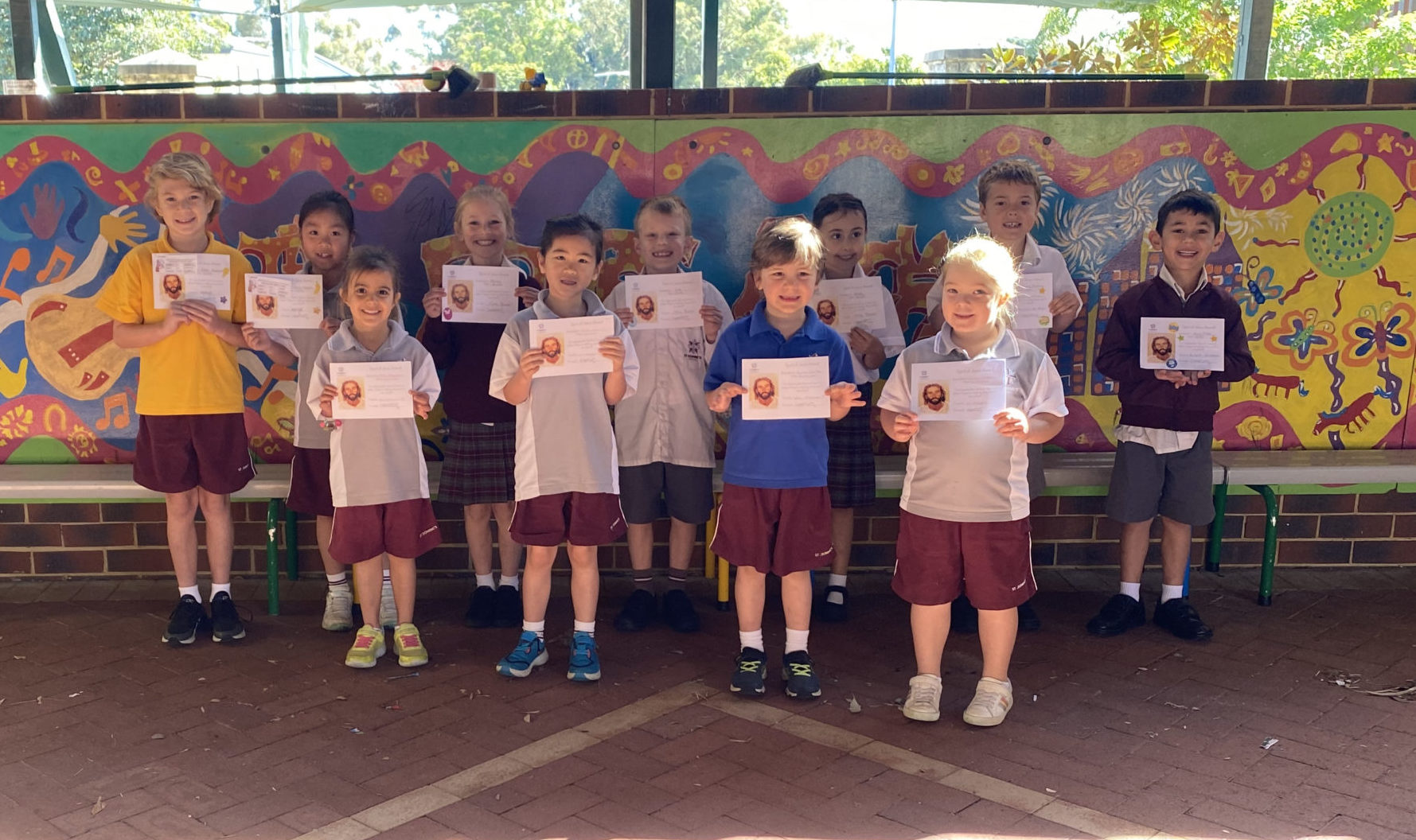 Making Jesus Real (MJR) at St Dominic's - Spirit of Jesus Award Winners Term 3 Week 9 (Including our first community nominations)