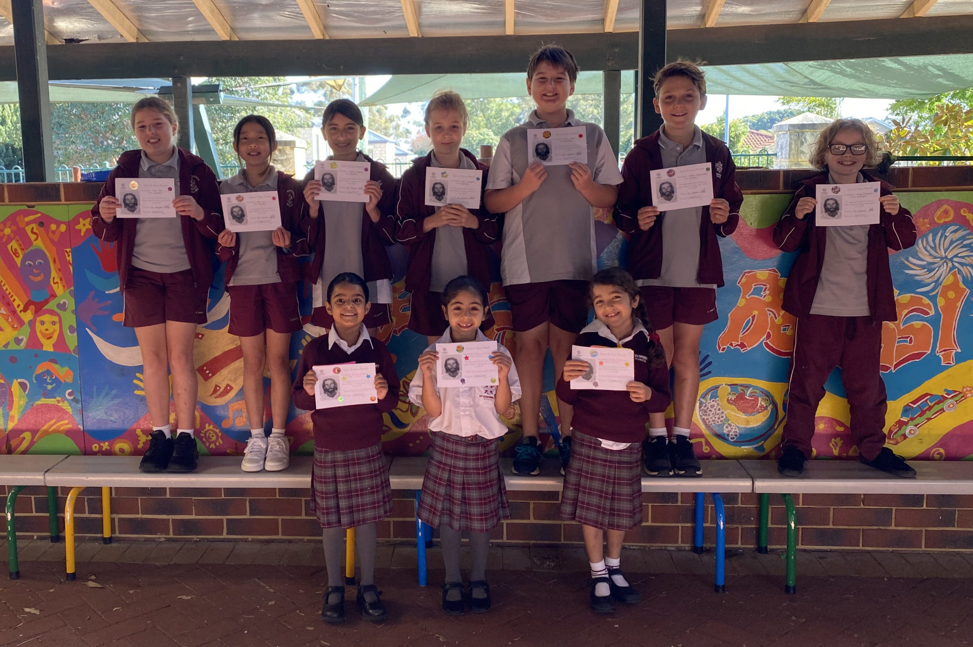 Making Jesus Real (MJR) at St Dominic's - Spirit of Jesus Award Winners Term 3 Week 10