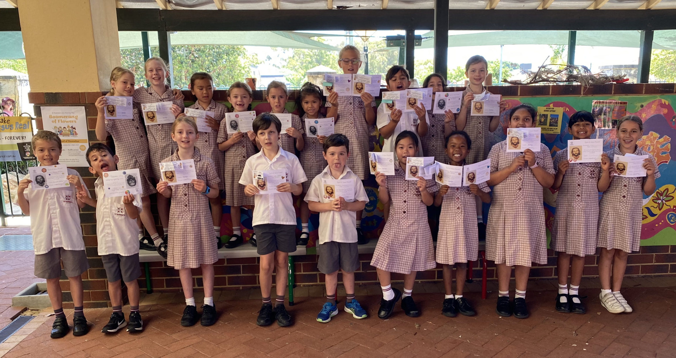 Making Jesus Real (MJR) at St Dominic's - Spirit of Jesus Award Winners Term 4 Week 8