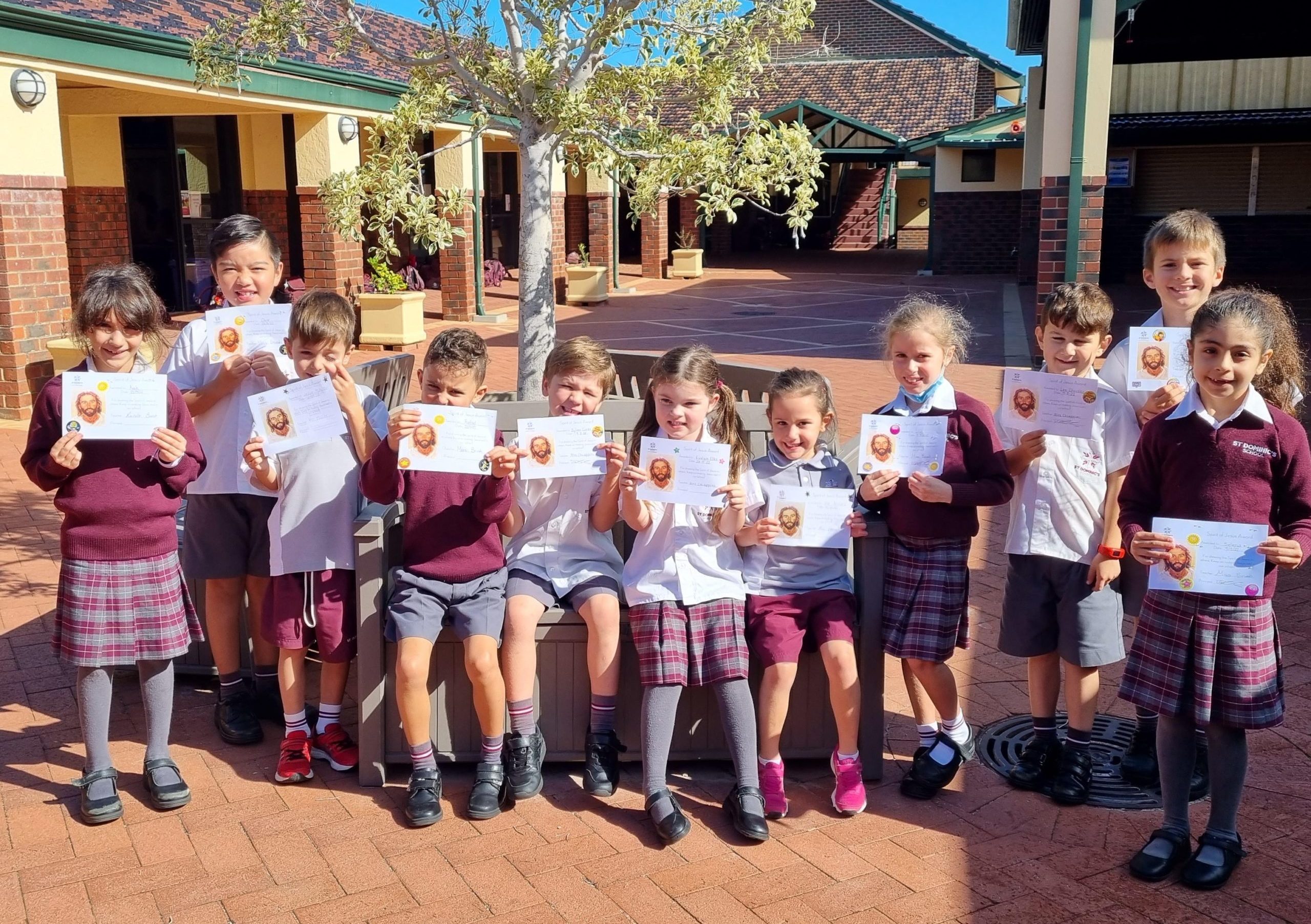 Making Jesus Real (MJR) at St Dominic's - Spirit of Jesus Award Winners Term 2 Week 5