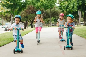 Walking, Riding or Scooting to School