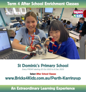 Extracurricular Bricks4Kidz Term 4 Classes at St Dominic’s