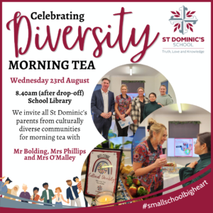 Celebrating and Supporting Cultural Diversity Morning Tea - Wednesday 23rd August