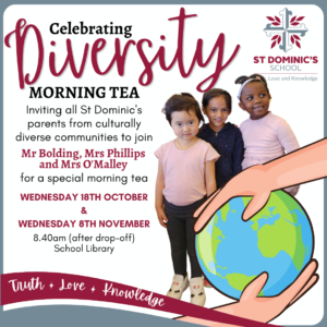 Celebrating and Supporting Cultural Diversity Morning Tea - Wednesday 18th October