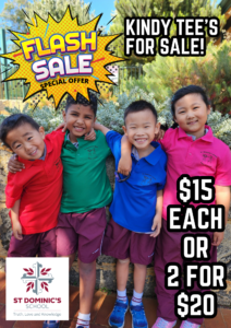 Flash Sale - Kindy Tee’s Available at Reduced Prices