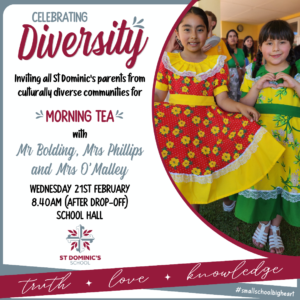 Celebrating and Supporting Cultural Diversity Morning Tea - Wednesday 21st February