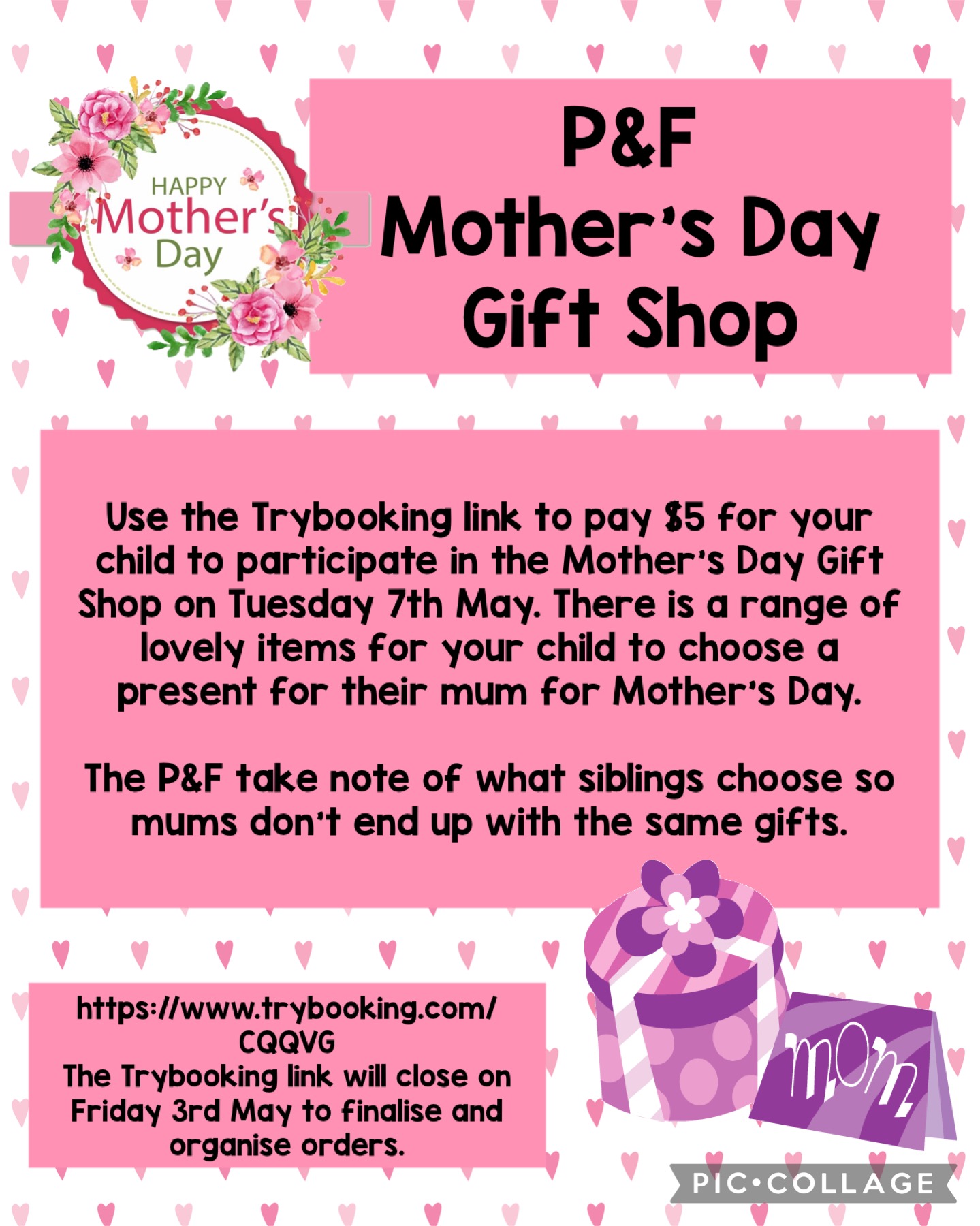 P&F Mother's Day Gift Shop