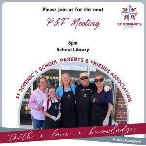 P&F Meeting RSVP and Agenda Suggestions - Tuesday 6th August