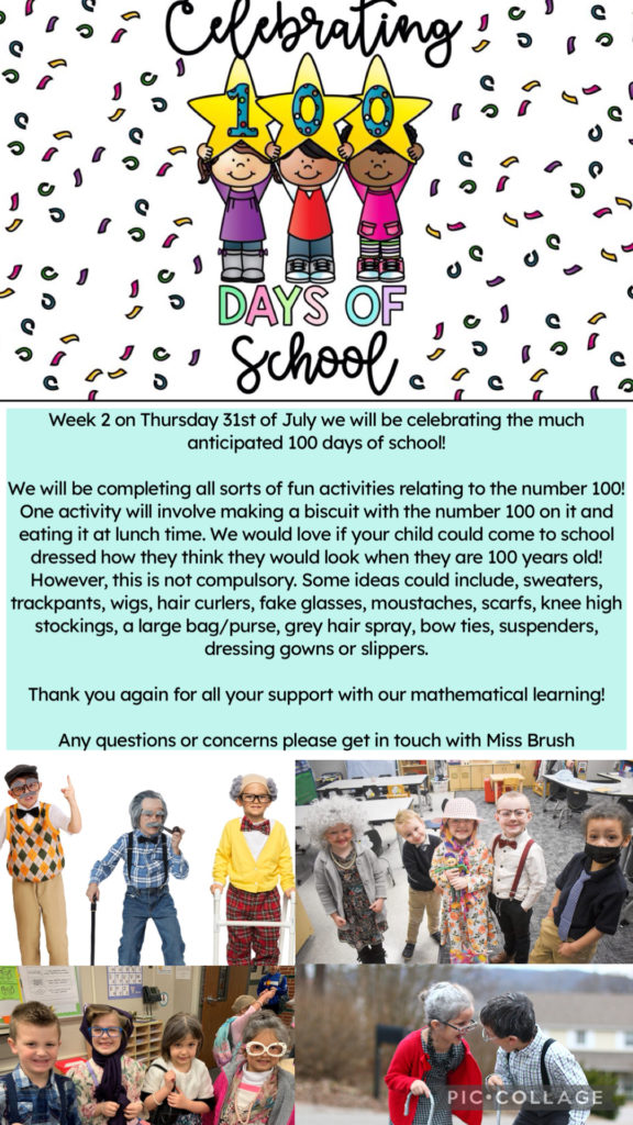 100 Days of Pre-Primary Celebration - Thursday 31st July