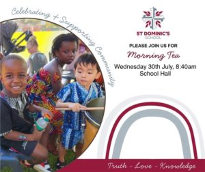 Celebrating and Supporting Community Morning Tea - Wednesday 30th July