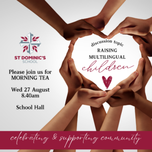 Celebrating and Supporting Community Morning Tea Guest Presenter  - Wednesday 27th August