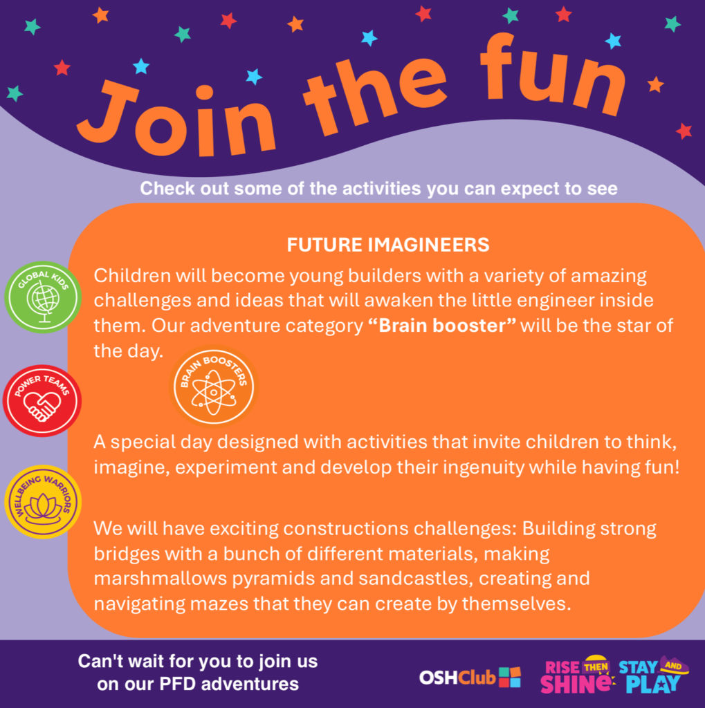 OSHClub News - Pupil Free Day 25th August