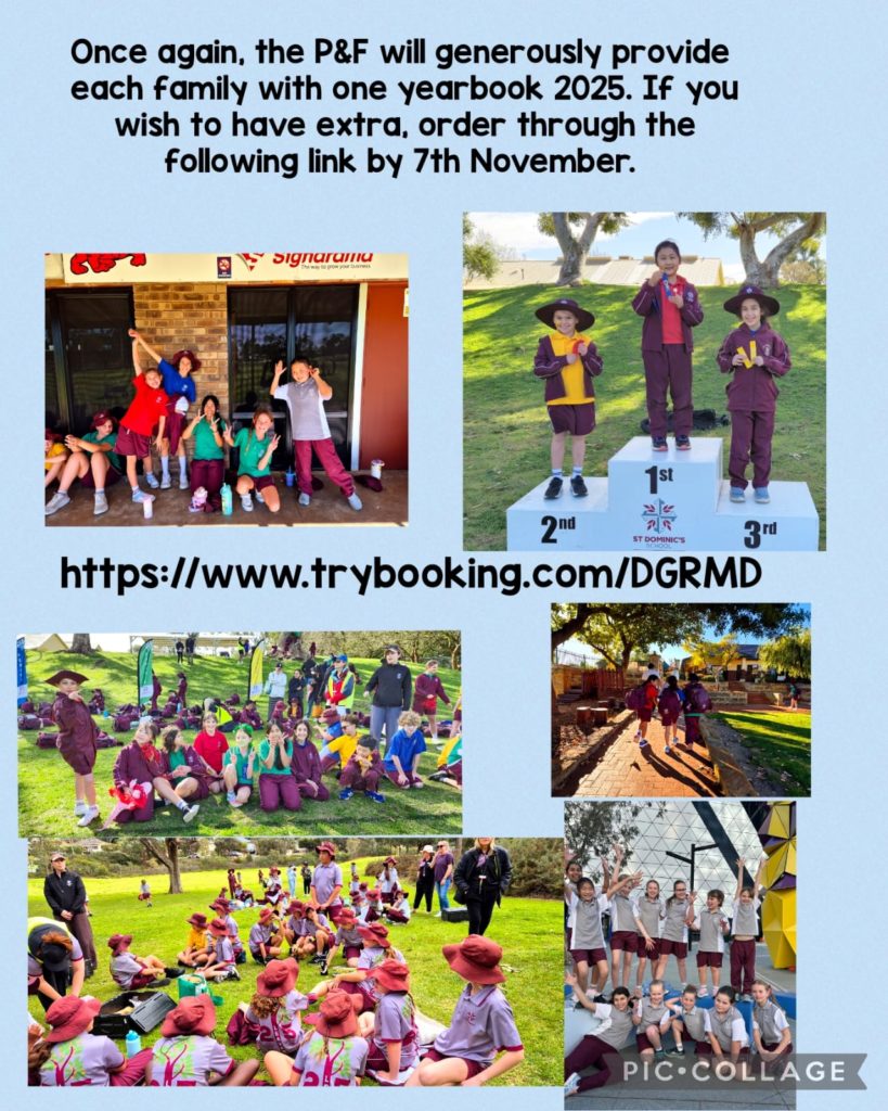 2025 St Dominic‘s School Yearbook Information