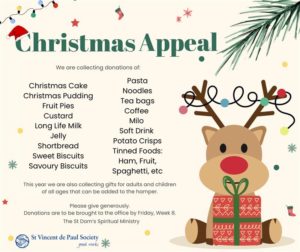 St Vincent de Paul Christmas Appeal