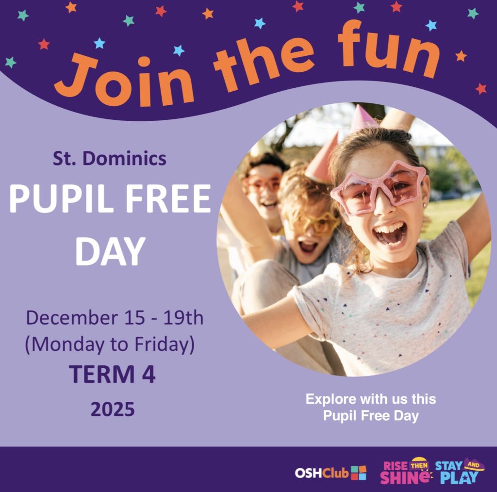 Pupil Free Week OSHClub Service - 15th to 19th December 2025 (Week 10)